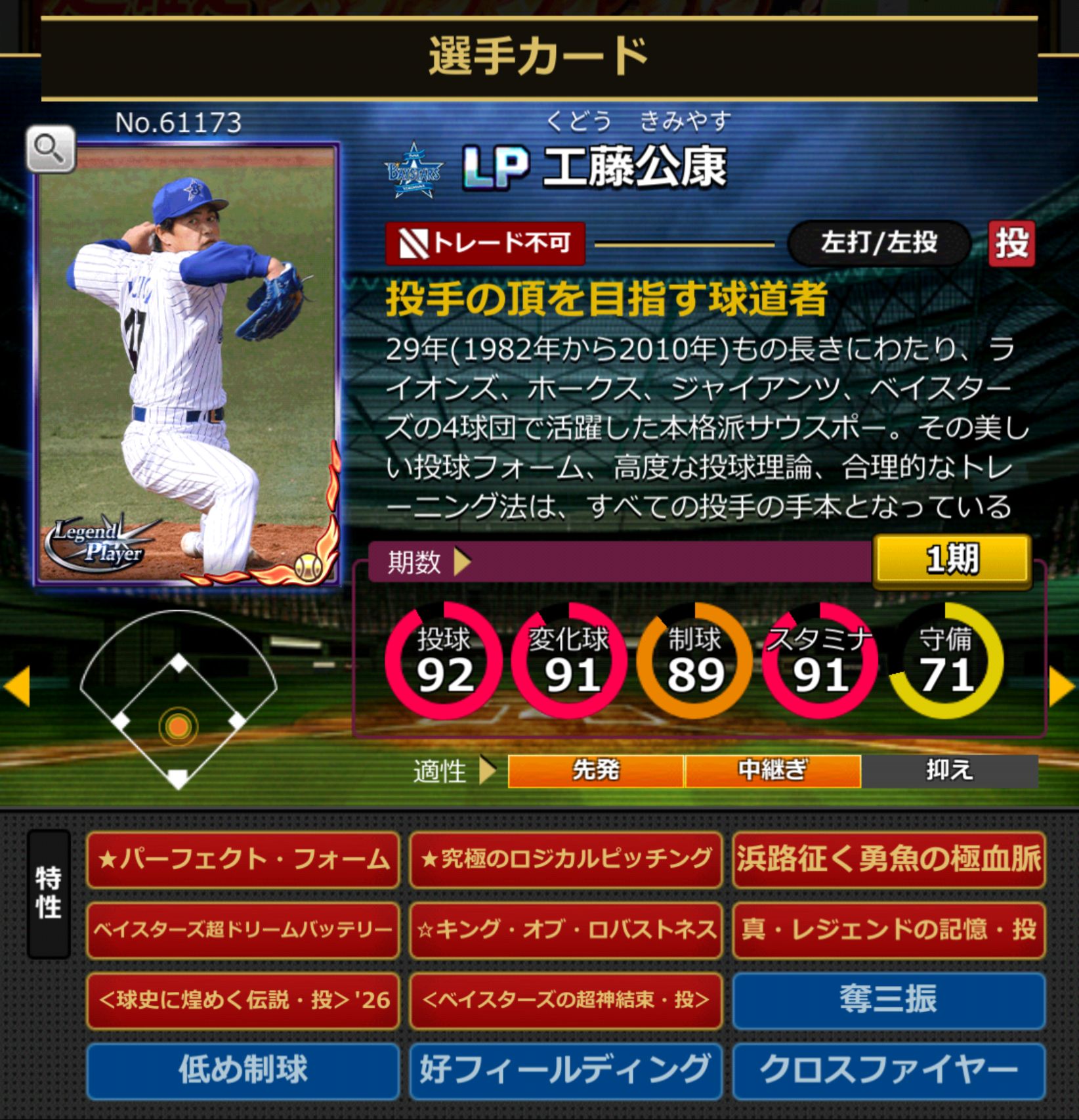61173,工藤公康(DeNAベイスターズ)