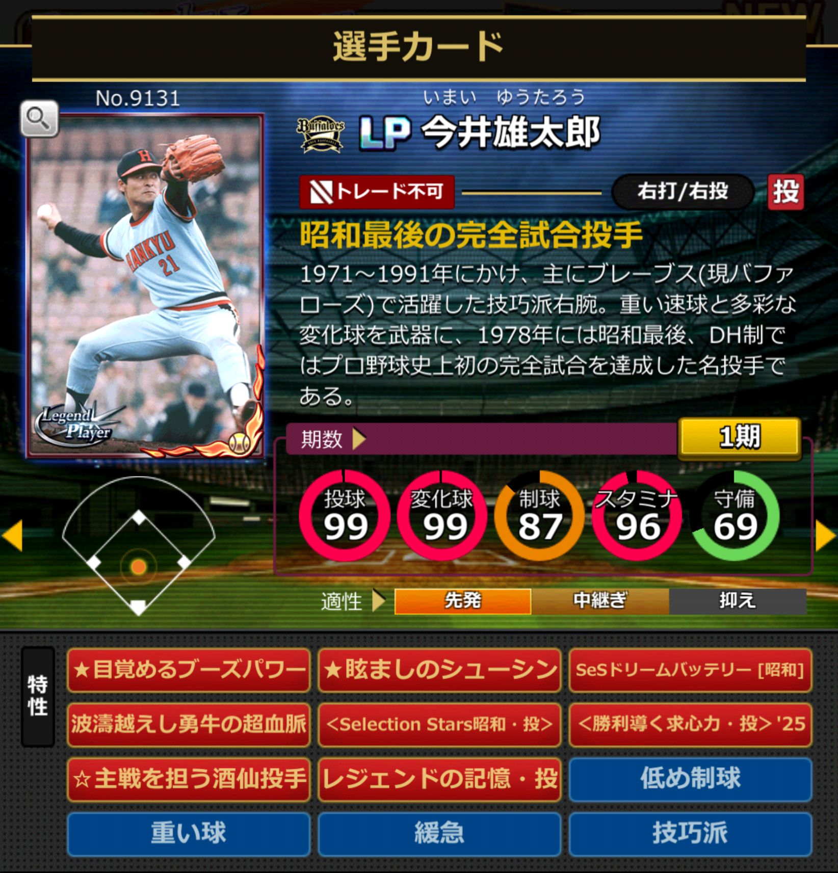 9131,今井雄太郎(オリックスバファローズ)