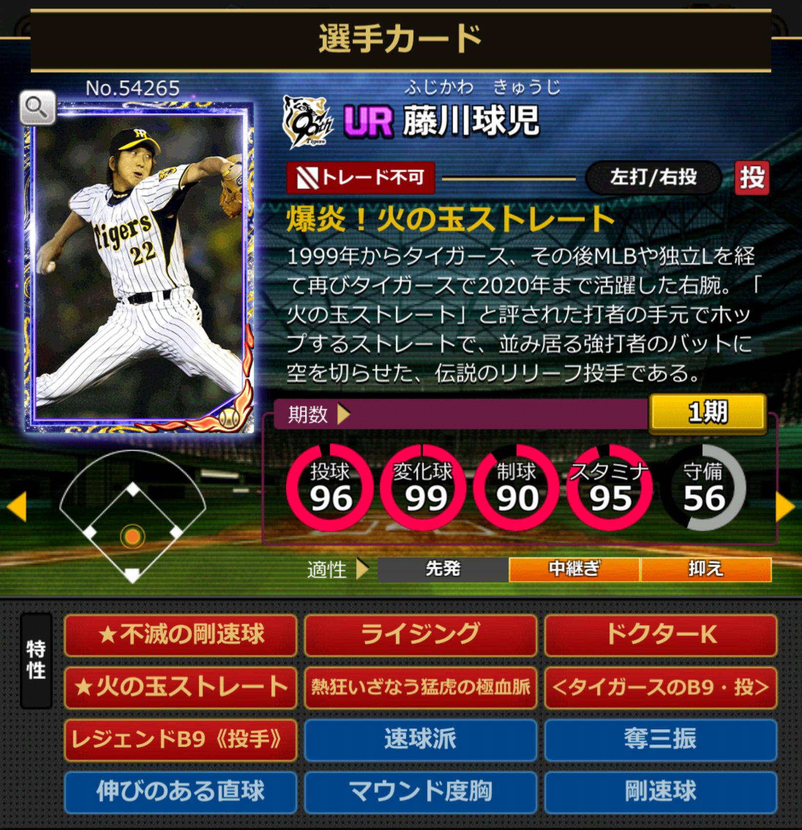 54265,藤川球児(NPB)(阪神タイガース)