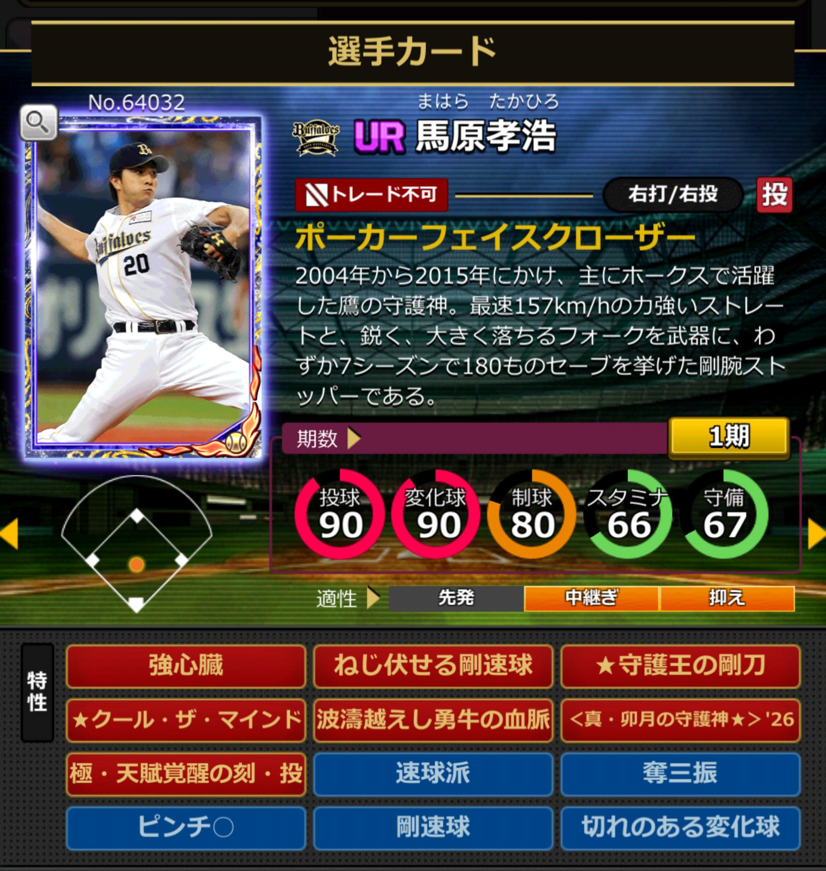 64032,馬原孝浩(オリックスバファローズ)