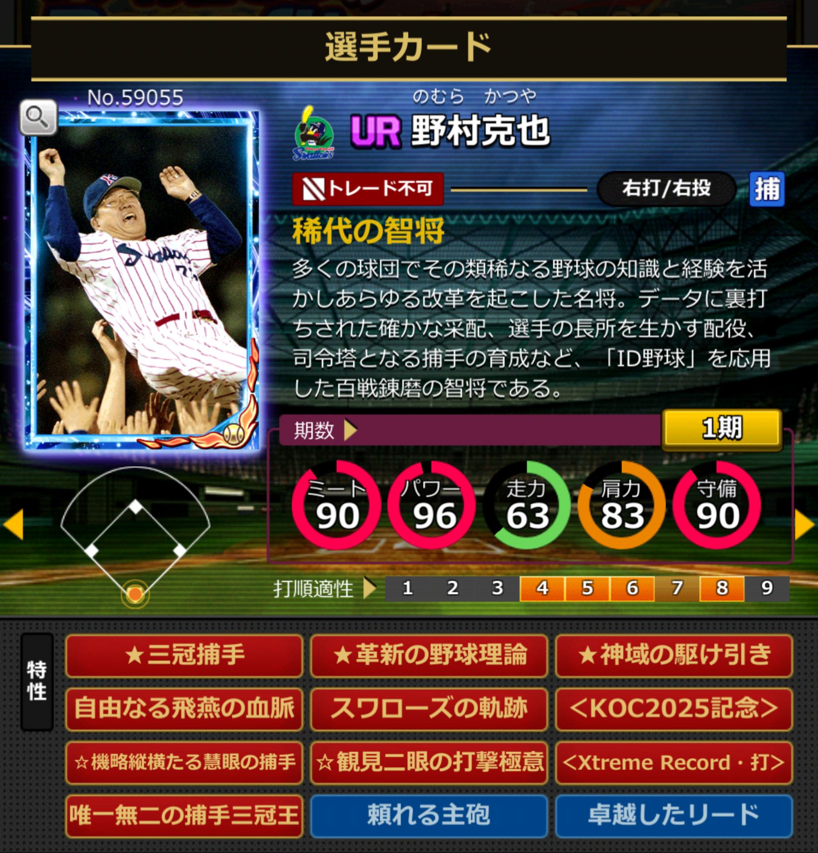 59055,野村克也(東京ヤクルトスワローズ)