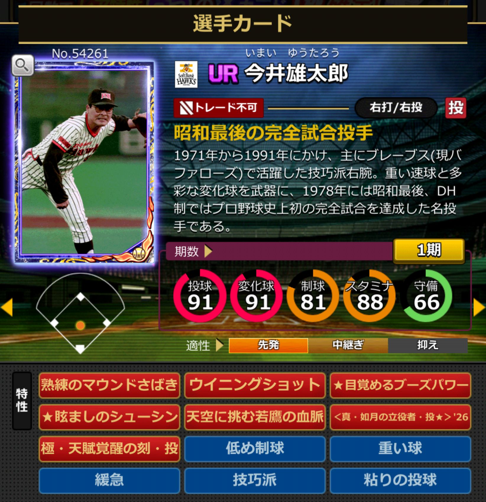 ID:54261,今井雄太郎(福岡ソフトバンクホークス)