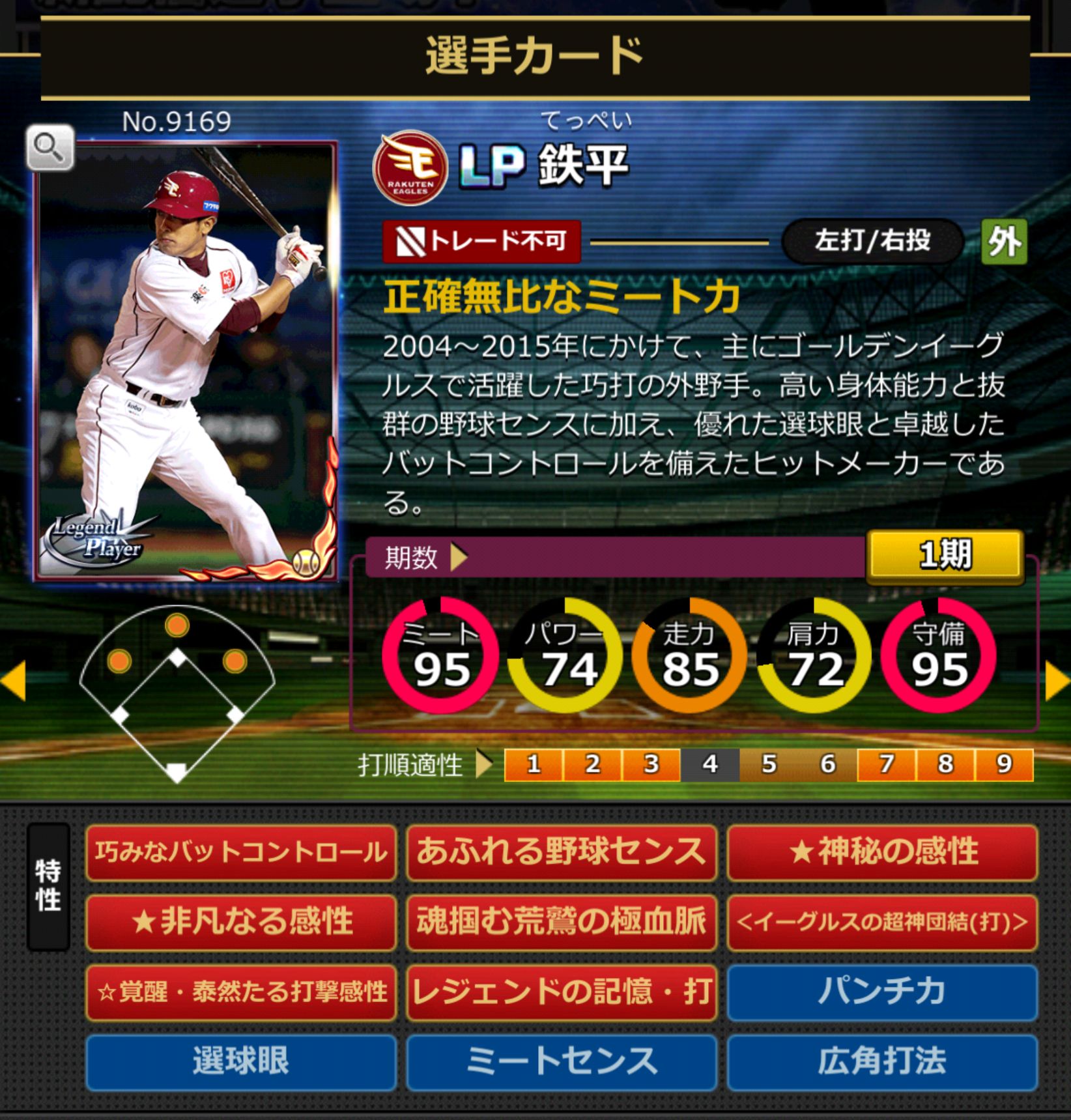 9169,鉄平(東北楽天ゴールデンイーグルス)