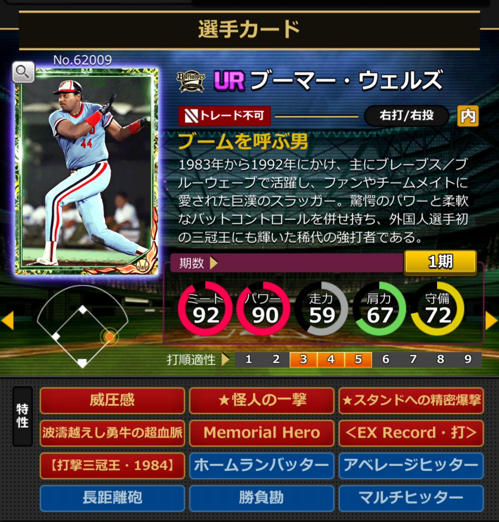 62009,ブーマー(オリックスバファローズ)